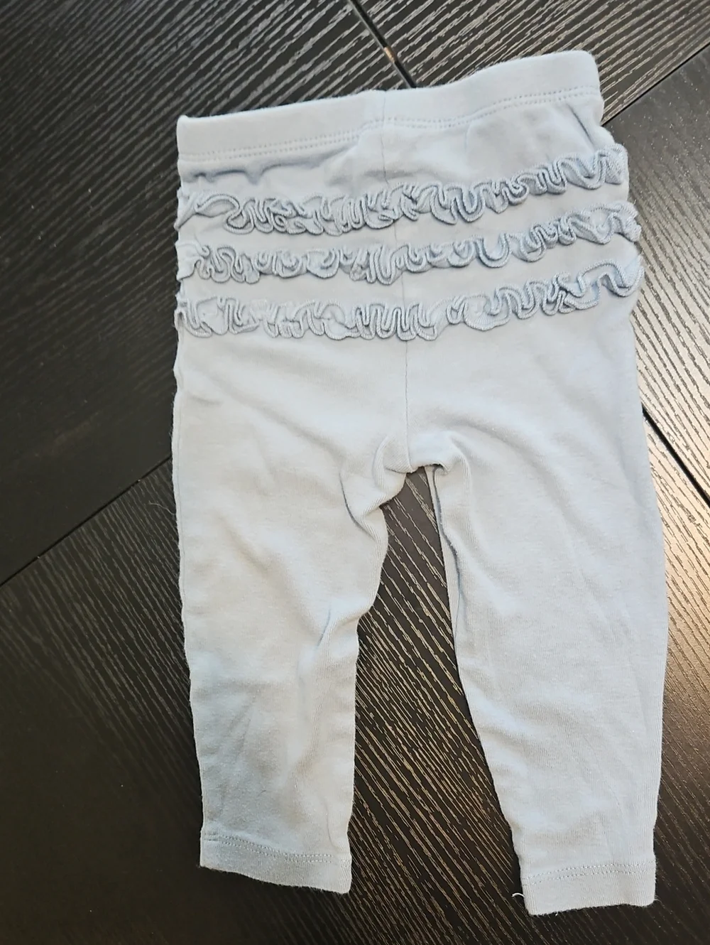 Carter's Pale Blue Baby/Toddler Leggings with Back Ruffle
